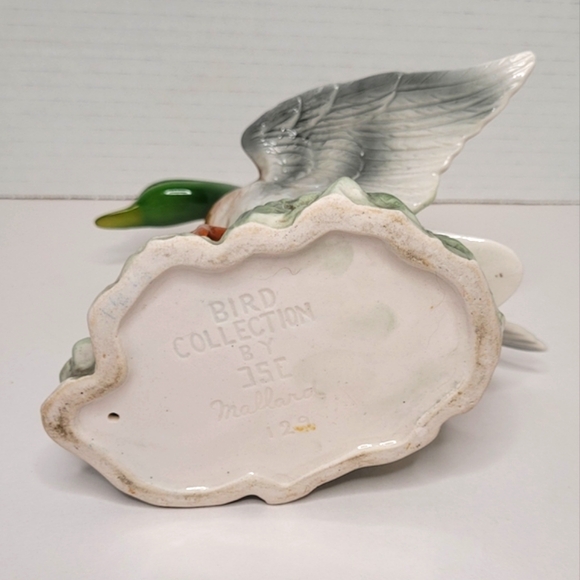 Bird Collection by JSC Mallard Duck 129 Vintage Statue Japan Shafford Excellent - Picture 8 of 13